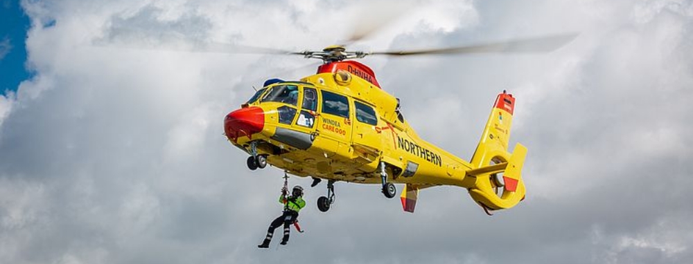 NHC Northern Helicopter takes up air rescue service for four more offshore wind farms in the North Sea