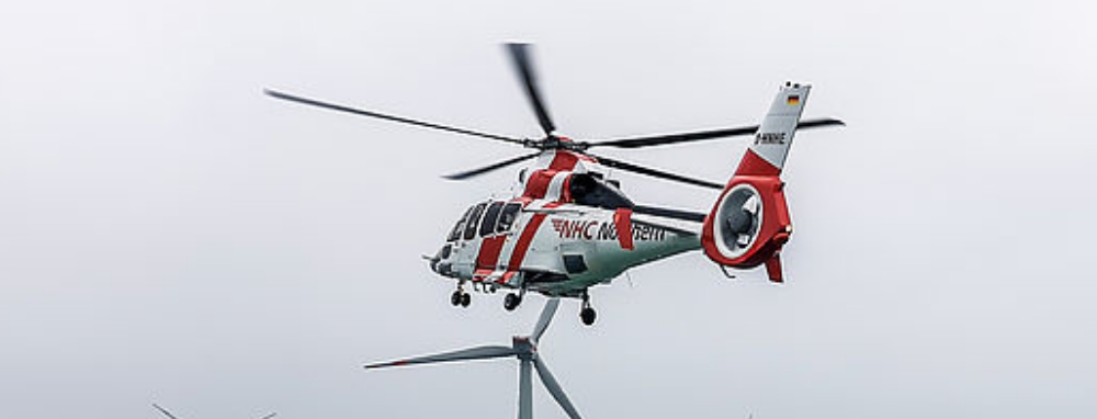 NHC Northern Helicopter remains HEMS provider for the offshore wind farms Albatros and Hohe See in the North Sea