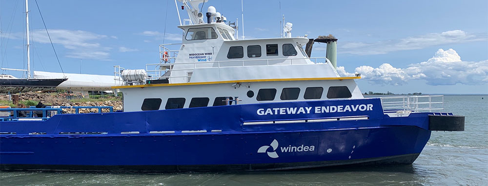 WINDEA CTV announces the successful conversion of “Gateway Endeavor” for expanded role in offshore wind