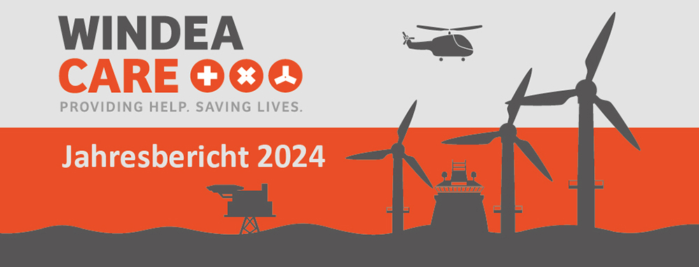 WINDEAcare Annual Report 2024: Figures, services and insights into offshore medical care